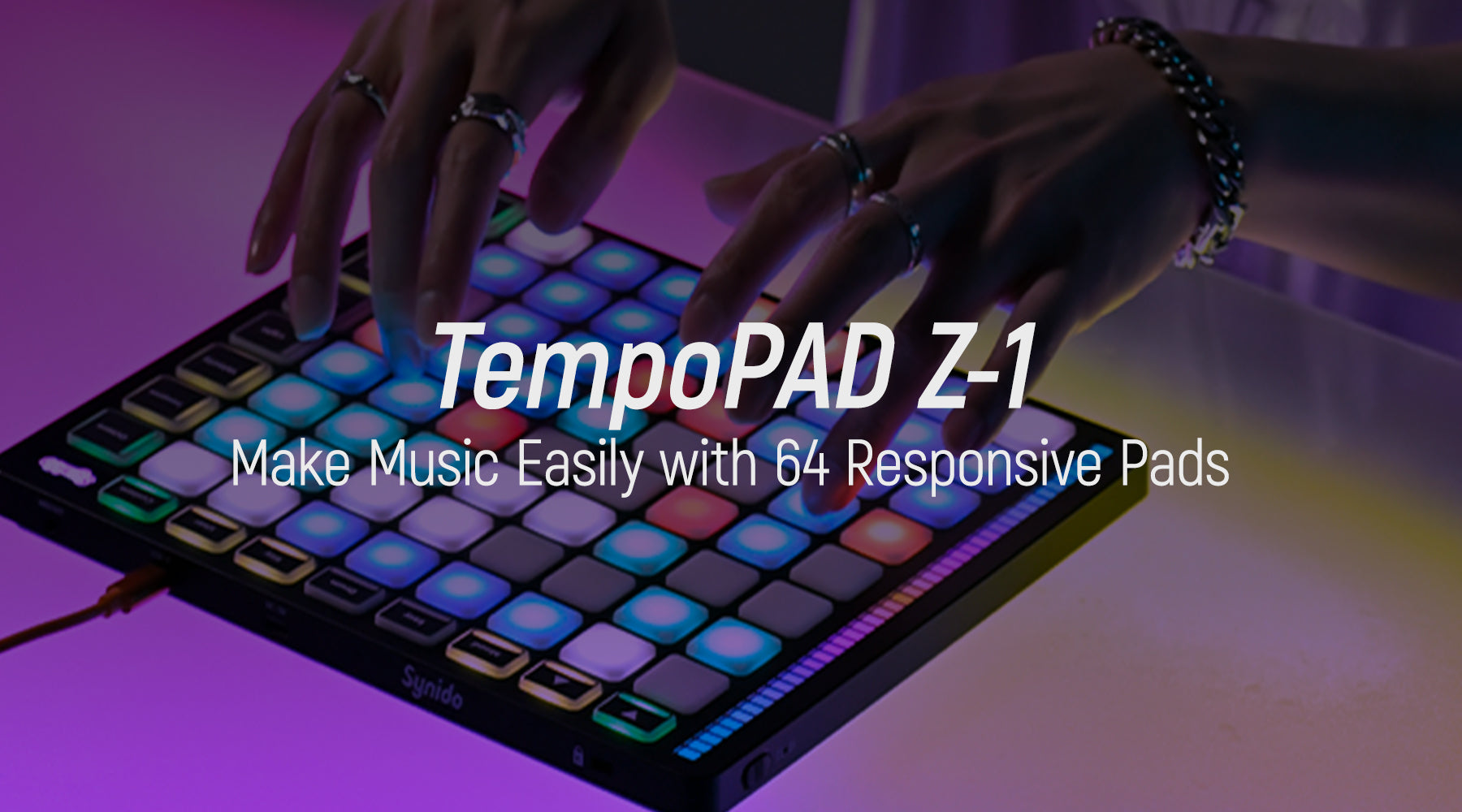 Unleash Your Rhythm with the Synido TempoPAD Z-1 P64 MIDI Controller