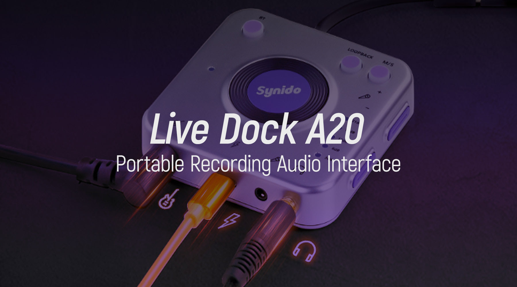 Synido Live Dock A20: The Best Portable Recording Solution