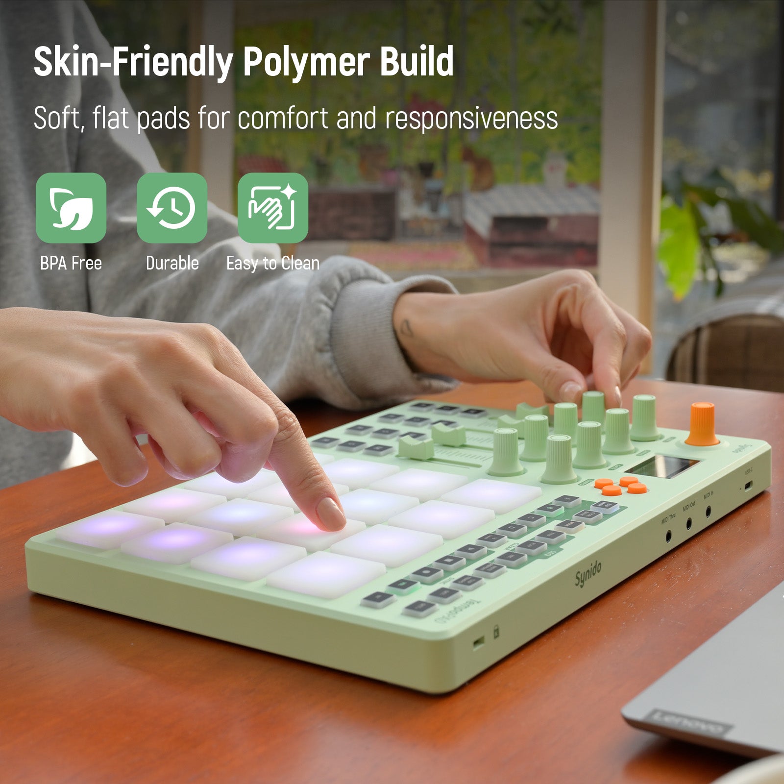 Synido TempoPAD C16 MIDI Controller Beat Maker MIDI Pad